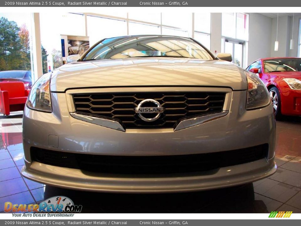 2009 Nissan Altima 2.5 S Coupe Radiant Silver Metallic / Charcoal Photo #2
