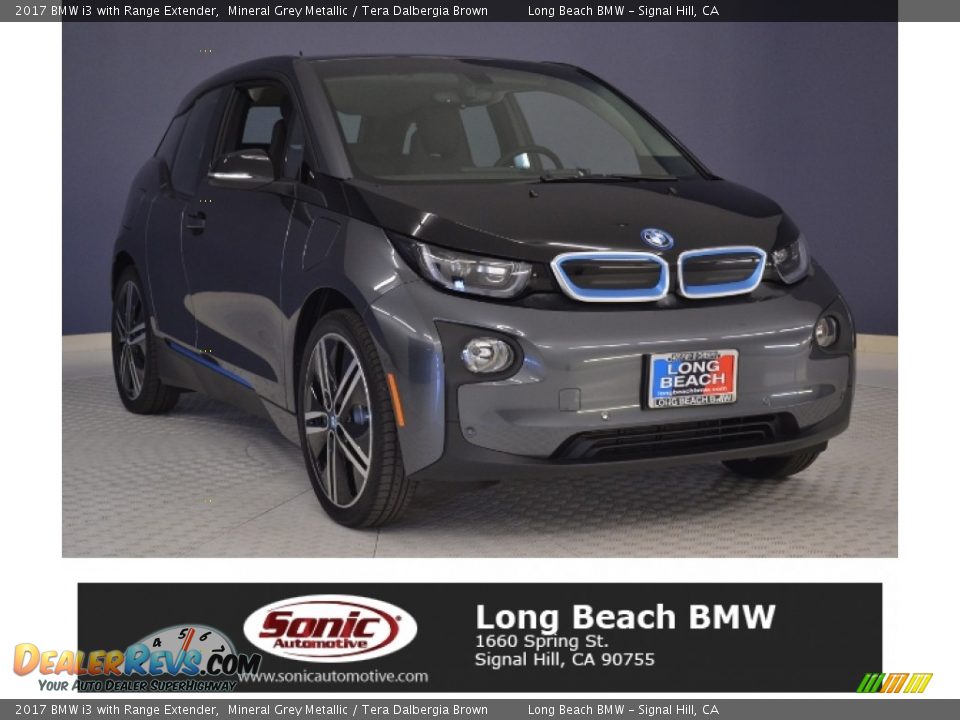 2017 BMW i3 with Range Extender Mineral Grey Metallic / Tera Dalbergia Brown Photo #1
