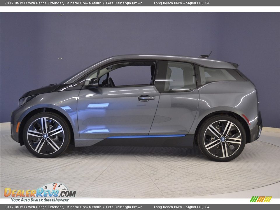 2017 BMW i3 with Range Extender Mineral Grey Metallic / Tera Dalbergia Brown Photo #3