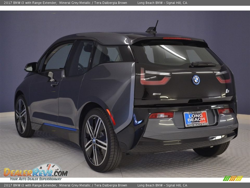 2017 BMW i3 with Range Extender Mineral Grey Metallic / Tera Dalbergia Brown Photo #4