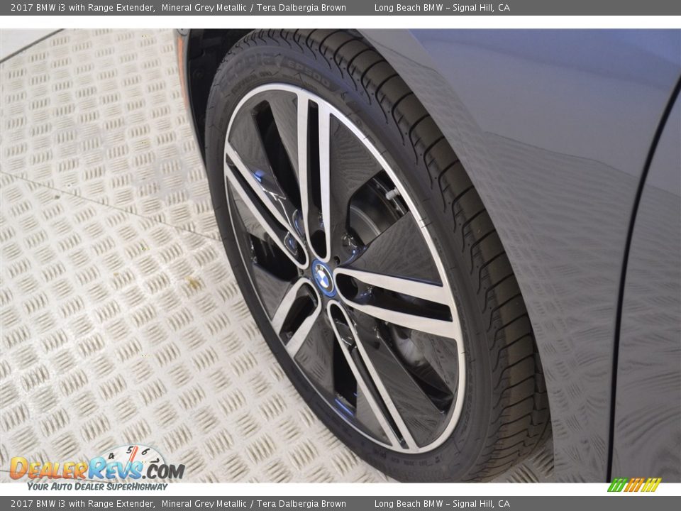 2017 BMW i3 with Range Extender Mineral Grey Metallic / Tera Dalbergia Brown Photo #6