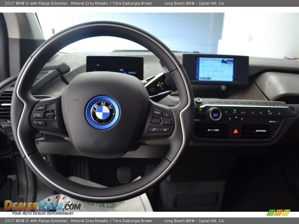 2017 BMW i3 with Range Extender Mineral Grey Metallic / Tera Dalbergia Brown Photo #14