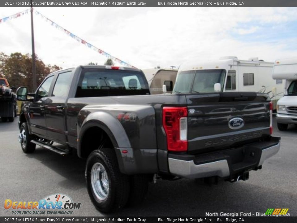 2017 Ford F350 Super Duty XL Crew Cab 4x4 Magnetic / Medium Earth Gray Photo #3
