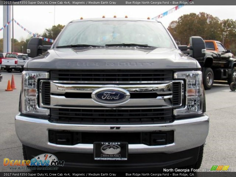 2017 Ford F350 Super Duty XL Crew Cab 4x4 Magnetic / Medium Earth Gray Photo #8