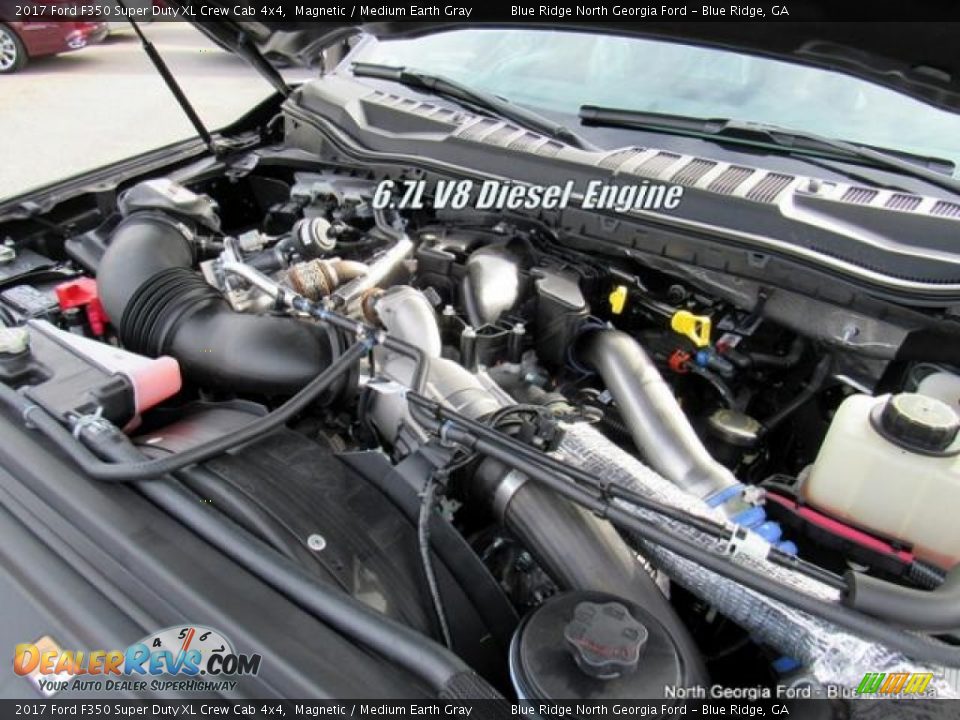 2017 Ford F350 Super Duty XL Crew Cab 4x4 Magnetic / Medium Earth Gray Photo #10