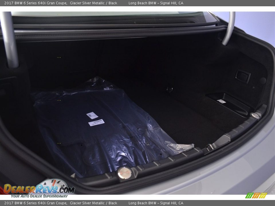 2017 BMW 6 Series 640i Gran Coupe Glacier Silver Metallic / Black Photo #10