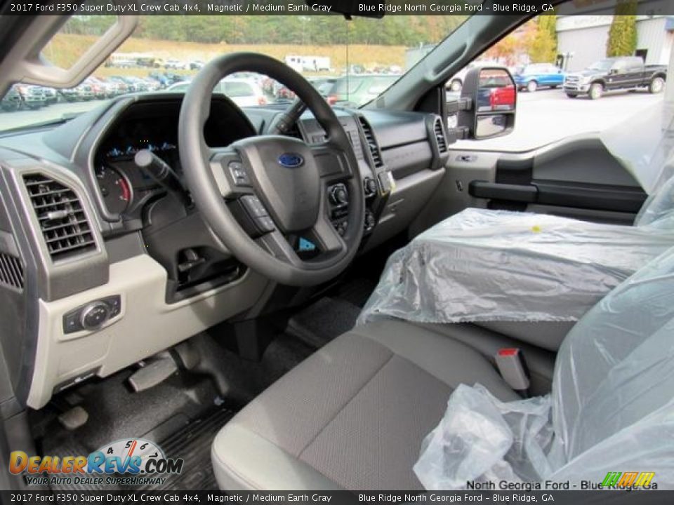 2017 Ford F350 Super Duty XL Crew Cab 4x4 Magnetic / Medium Earth Gray Photo #27