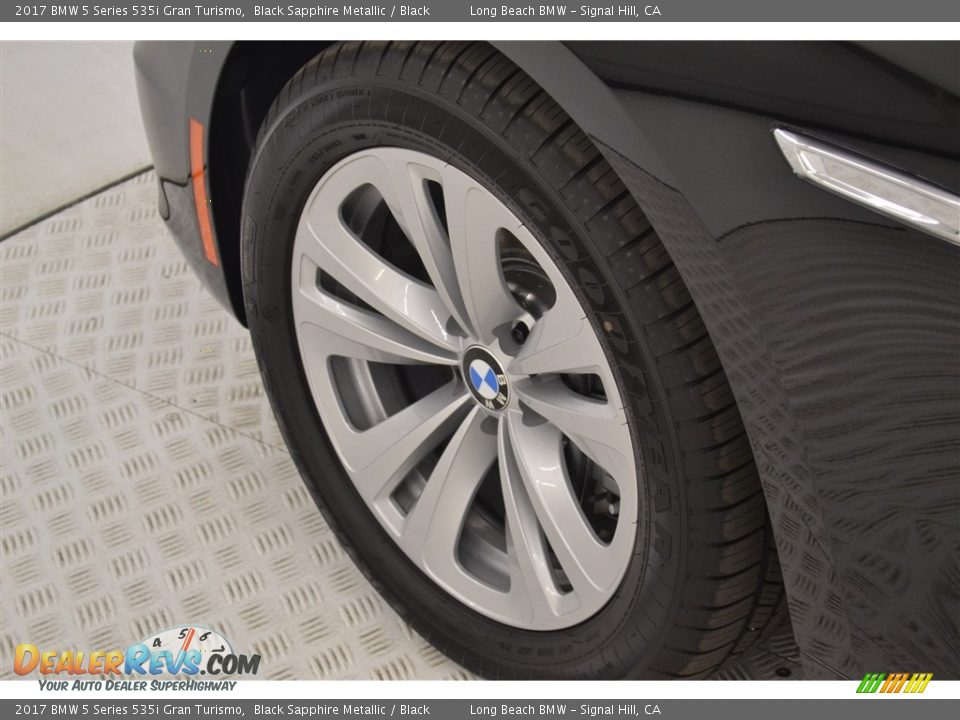 2017 BMW 5 Series 535i Gran Turismo Black Sapphire Metallic / Black Photo #6