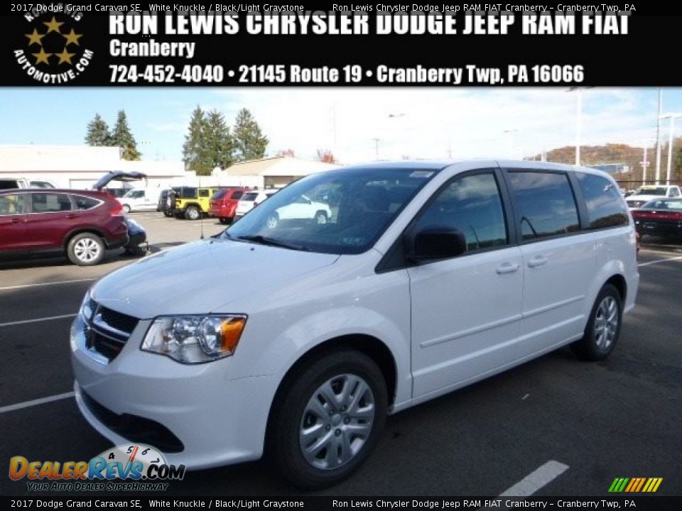 2017 Dodge Grand Caravan SE White Knuckle / Black/Light Graystone Photo #1
