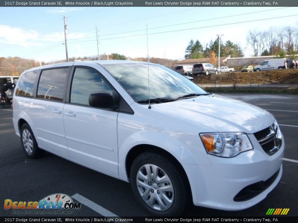2017 Dodge Grand Caravan SE White Knuckle / Black/Light Graystone Photo #12