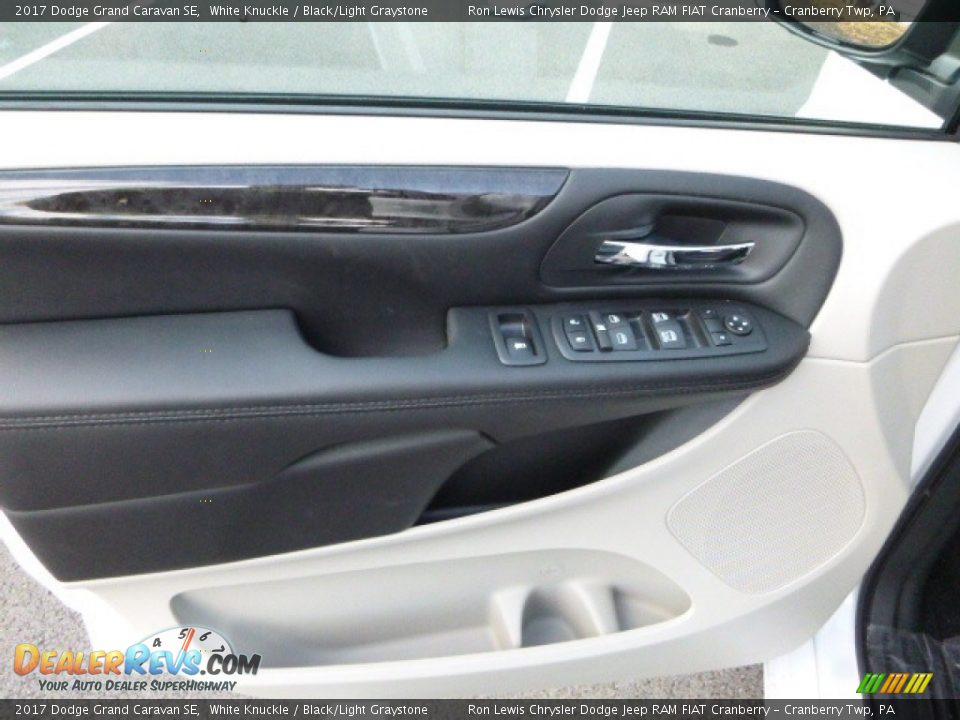 2017 Dodge Grand Caravan SE White Knuckle / Black/Light Graystone Photo #15