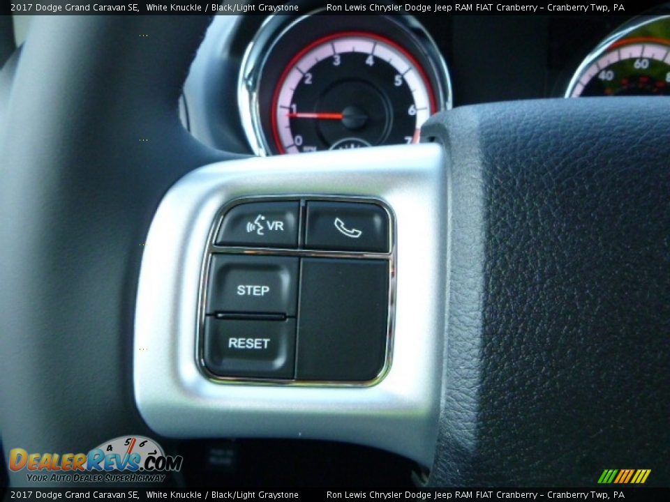 2017 Dodge Grand Caravan SE White Knuckle / Black/Light Graystone Photo #20