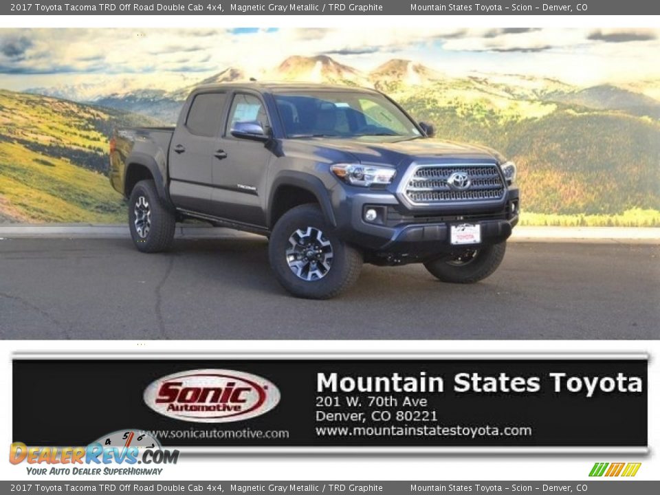 2017 Toyota Tacoma TRD Off Road Double Cab 4x4 Magnetic Gray Metallic / TRD Graphite Photo #1