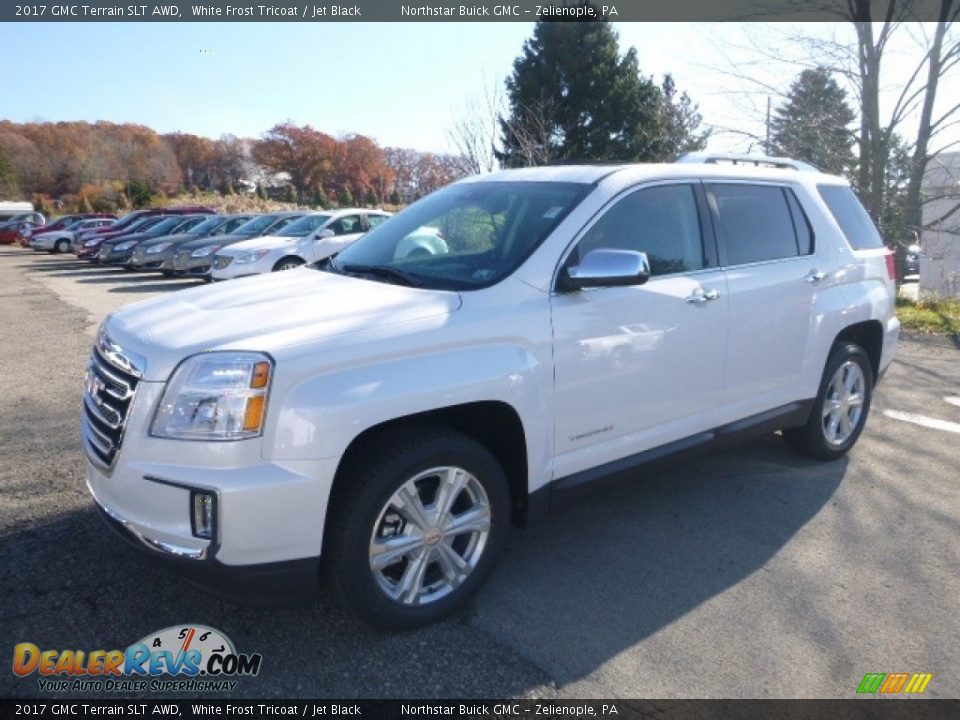 2017 GMC Terrain SLT AWD White Frost Tricoat / Jet Black Photo #1