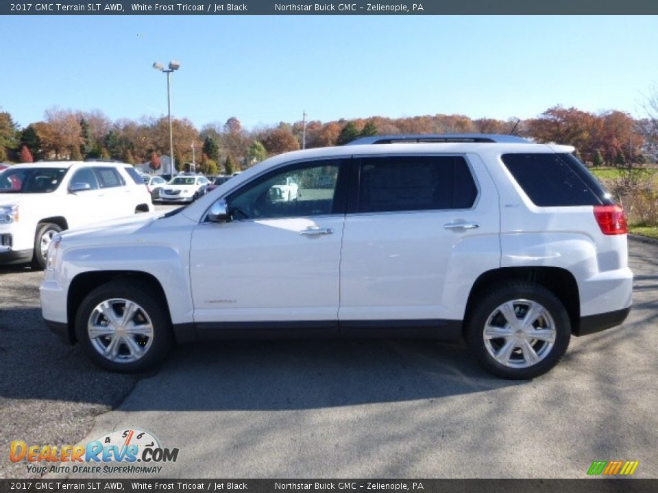 2017 GMC Terrain SLT AWD White Frost Tricoat / Jet Black Photo #3