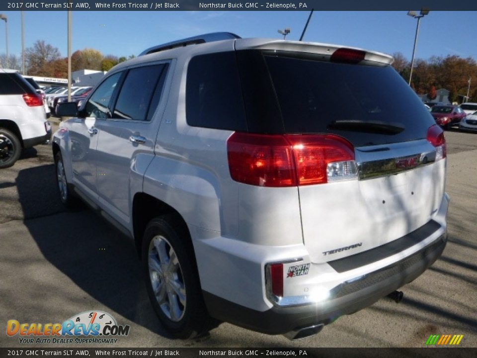 2017 GMC Terrain SLT AWD White Frost Tricoat / Jet Black Photo #5