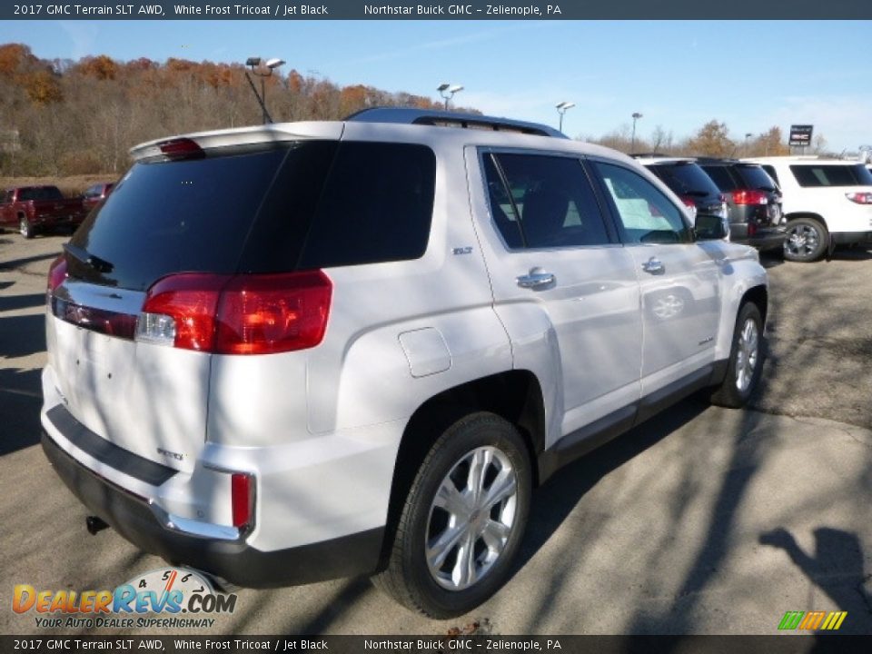 2017 GMC Terrain SLT AWD White Frost Tricoat / Jet Black Photo #7