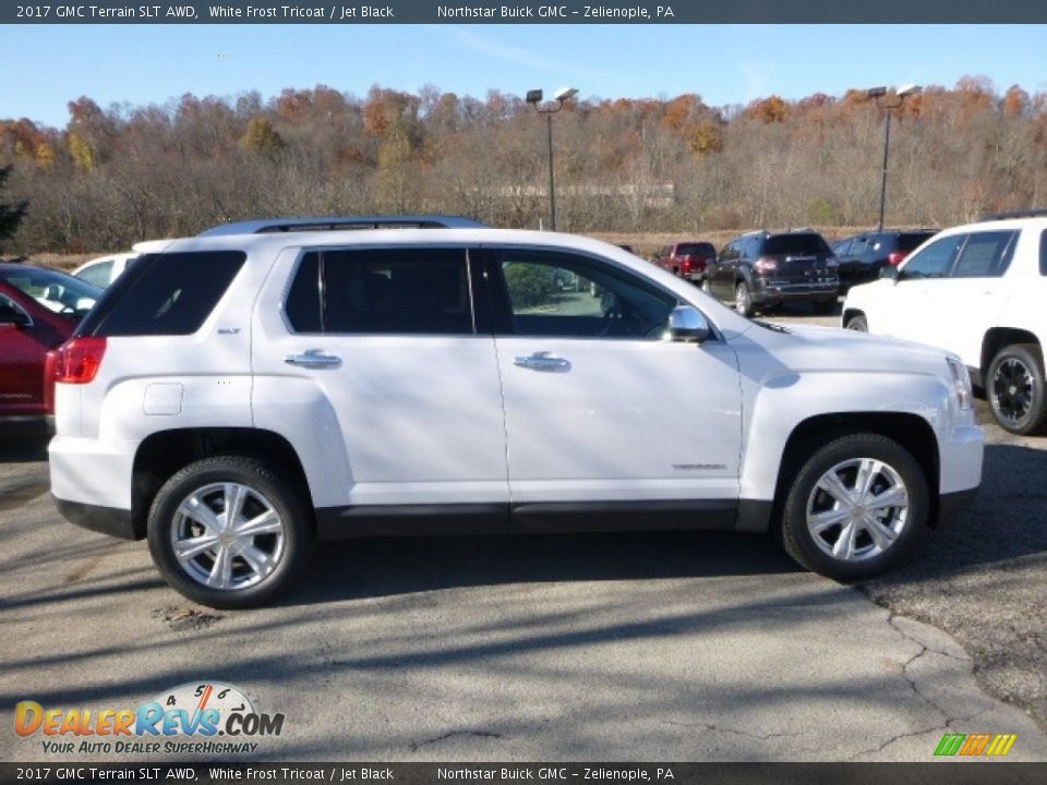 2017 GMC Terrain SLT AWD White Frost Tricoat / Jet Black Photo #8