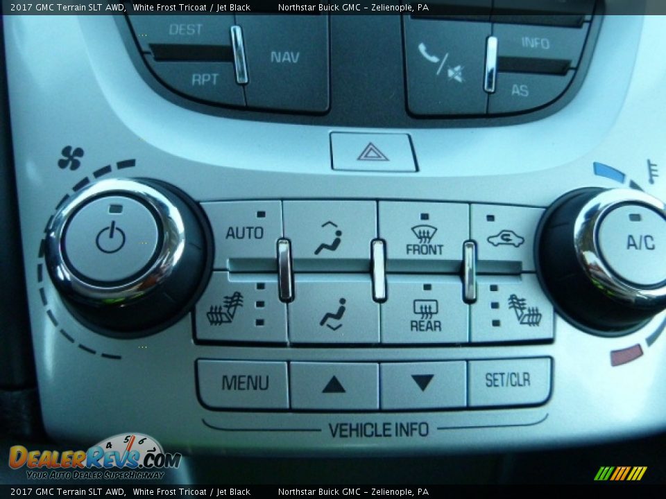 2017 GMC Terrain SLT AWD White Frost Tricoat / Jet Black Photo #18