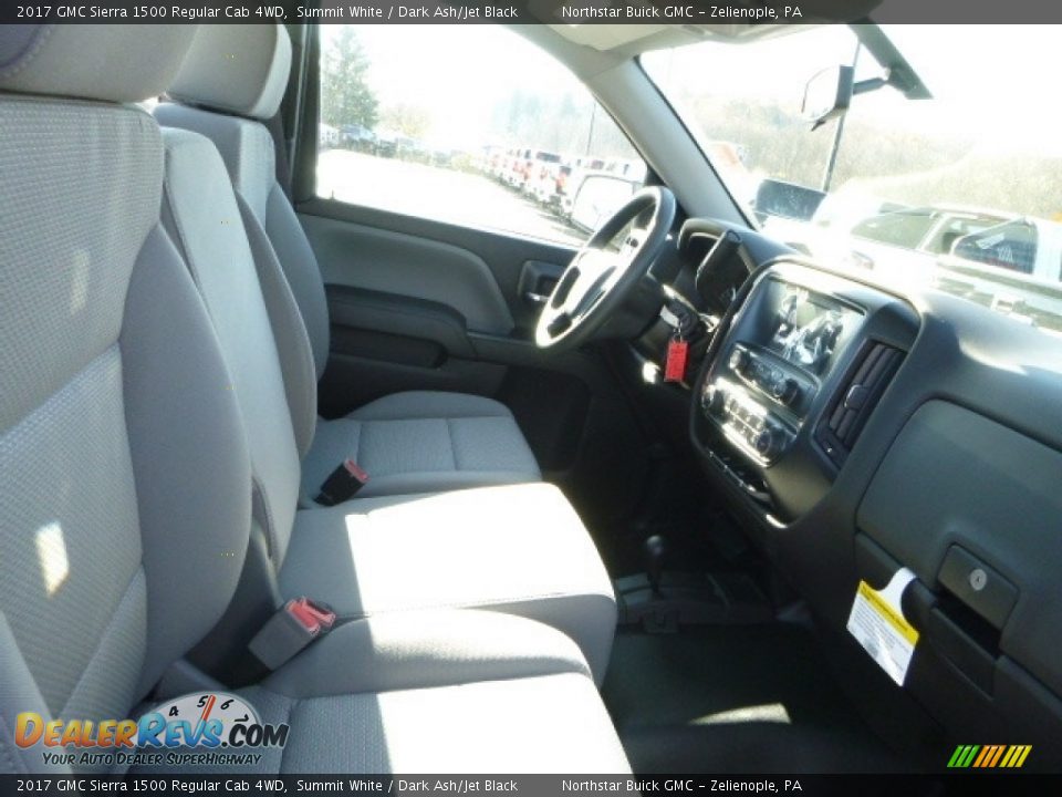 Dark Ash/Jet Black Interior - 2017 GMC Sierra 1500 Regular Cab 4WD Photo #9
