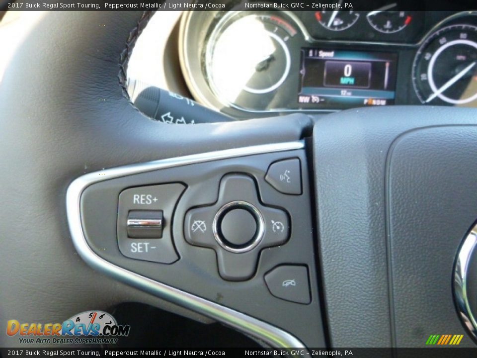 2017 Buick Regal Sport Touring Pepperdust Metallic / Light Neutral/Cocoa Photo #20