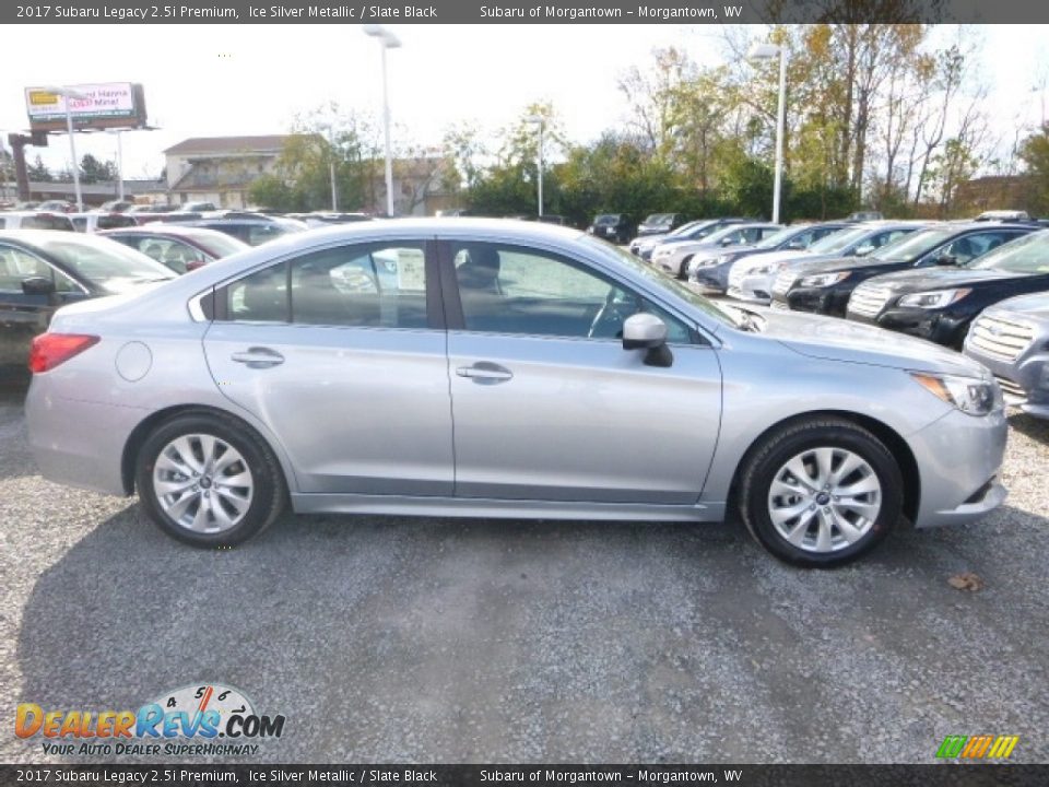 2017 Subaru Legacy 2.5i Premium Ice Silver Metallic / Slate Black Photo #6