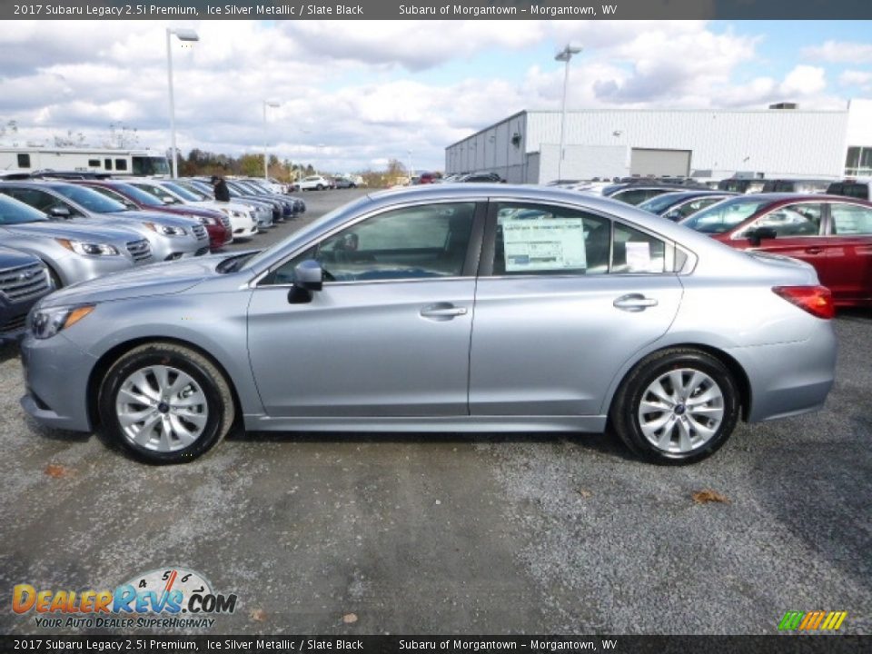 2017 Subaru Legacy 2.5i Premium Ice Silver Metallic / Slate Black Photo #10