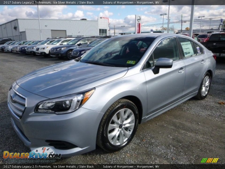2017 Subaru Legacy 2.5i Premium Ice Silver Metallic / Slate Black Photo #11