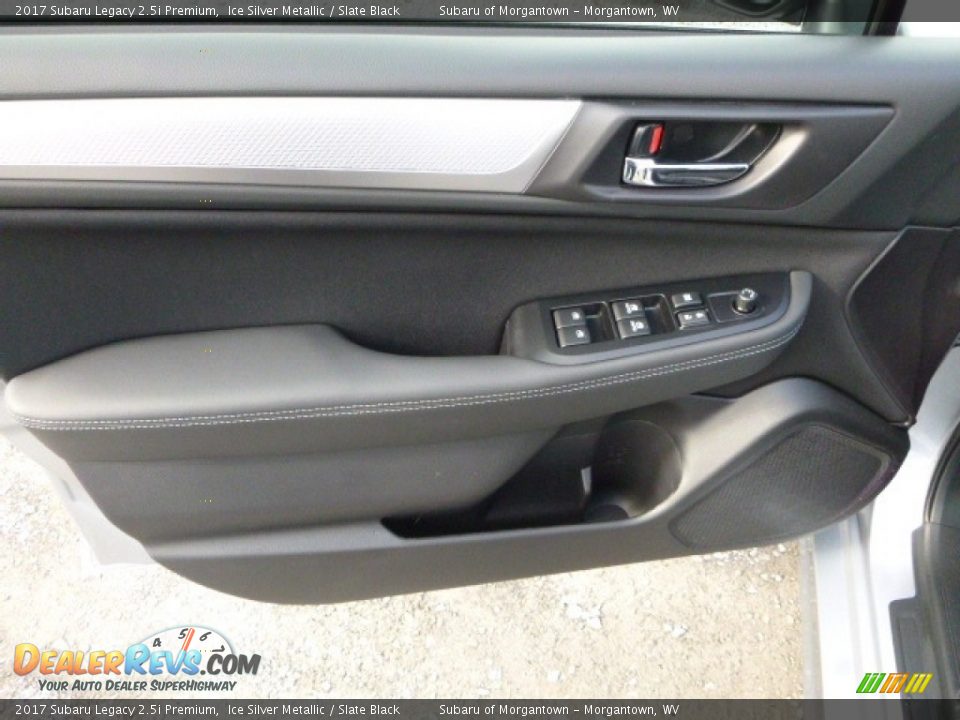 2017 Subaru Legacy 2.5i Premium Ice Silver Metallic / Slate Black Photo #14