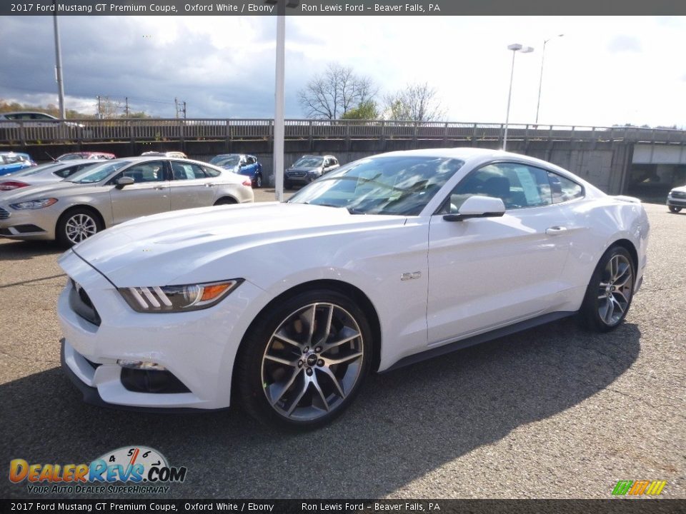 2017 Ford Mustang GT Premium Coupe Oxford White / Ebony Photo #6