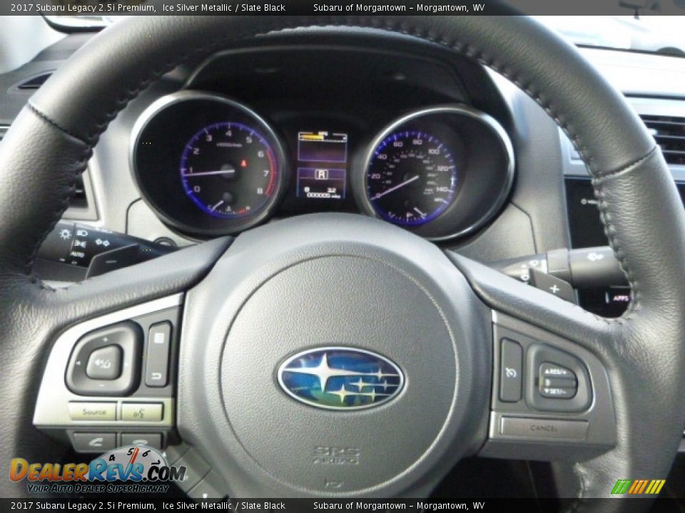 2017 Subaru Legacy 2.5i Premium Ice Silver Metallic / Slate Black Photo #20
