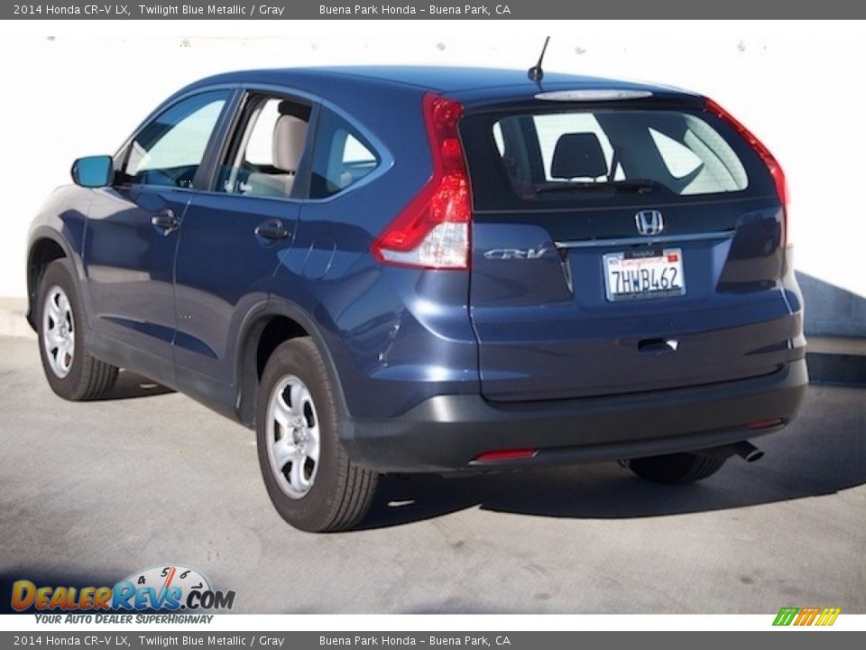 2014 Honda CR-V LX Twilight Blue Metallic / Gray Photo #2