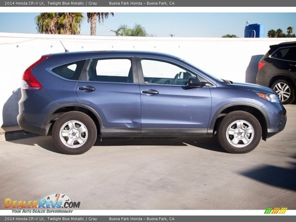 2014 Honda CR-V LX Twilight Blue Metallic / Gray Photo #8