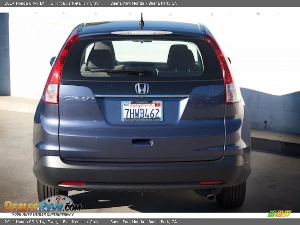 2014 Honda CR-V LX Twilight Blue Metallic / Gray Photo #9