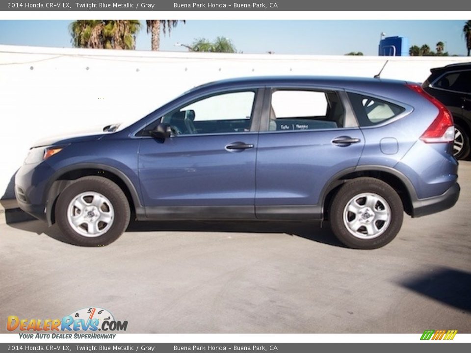 2014 Honda CR-V LX Twilight Blue Metallic / Gray Photo #10