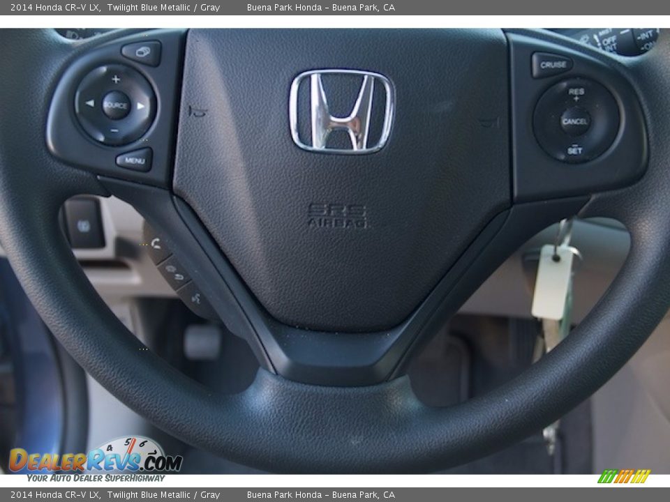 2014 Honda CR-V LX Twilight Blue Metallic / Gray Photo #11