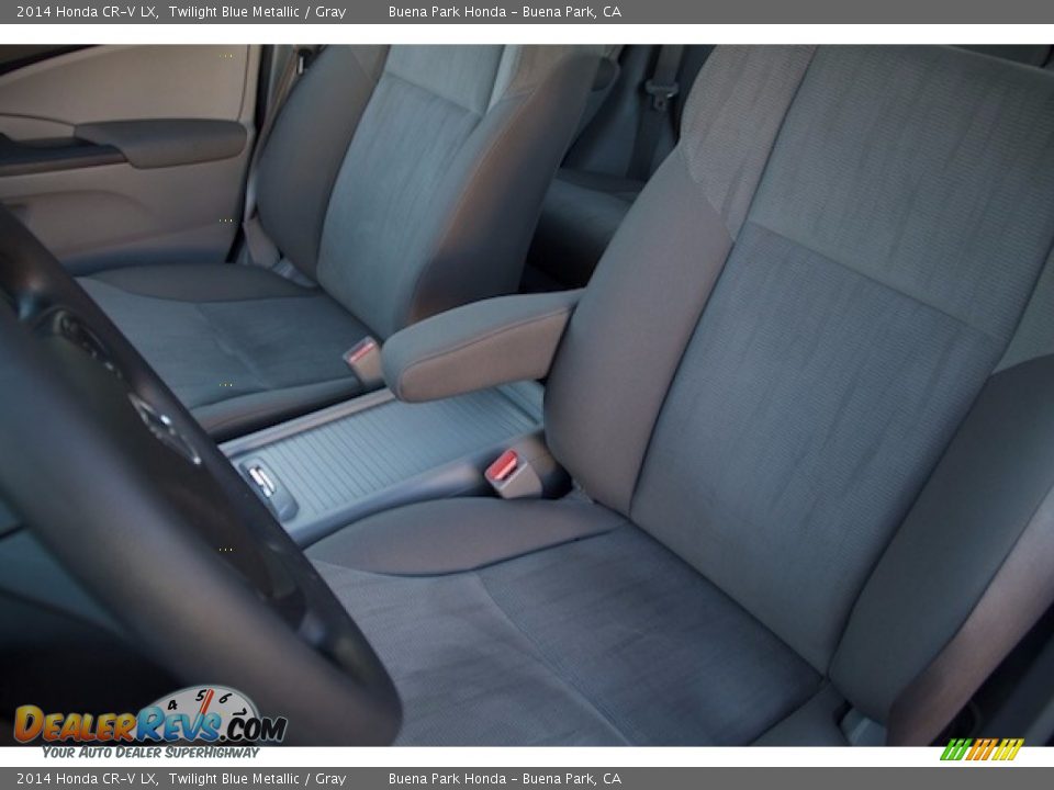2014 Honda CR-V LX Twilight Blue Metallic / Gray Photo #12