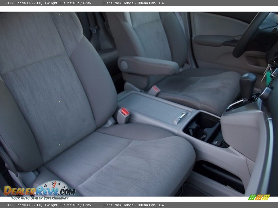 2014 Honda CR-V LX Twilight Blue Metallic / Gray Photo #18