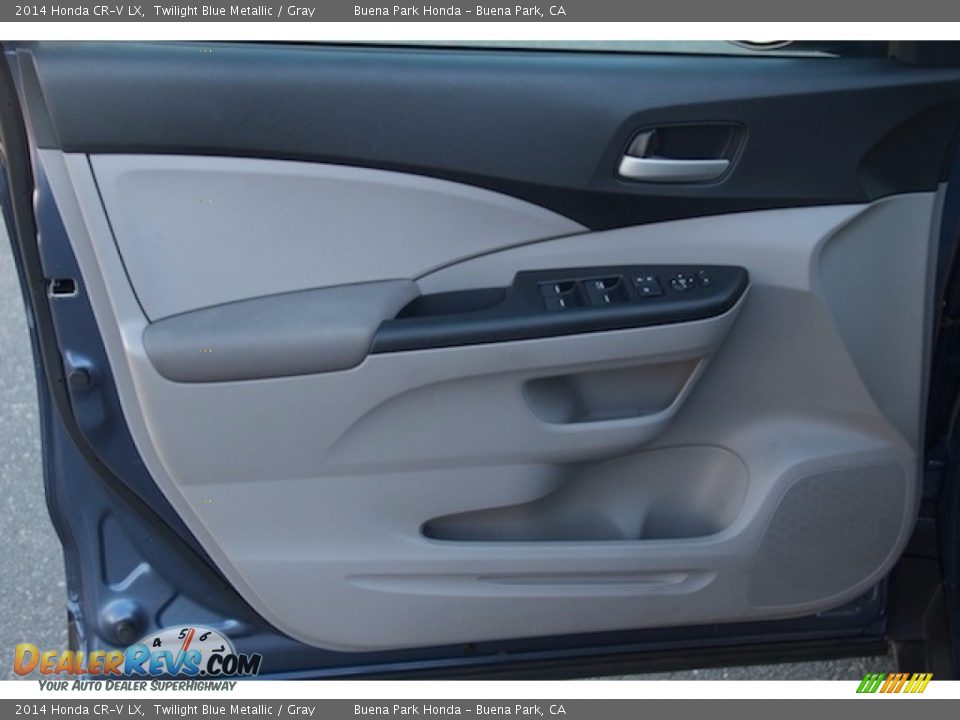 2014 Honda CR-V LX Twilight Blue Metallic / Gray Photo #22
