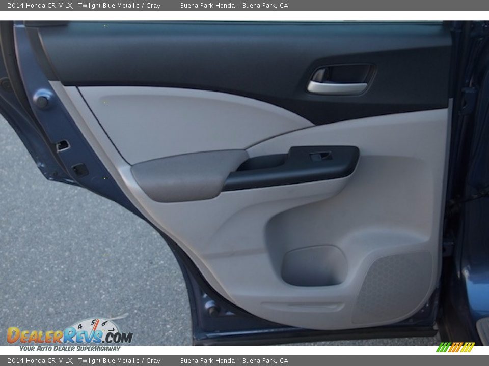 2014 Honda CR-V LX Twilight Blue Metallic / Gray Photo #23