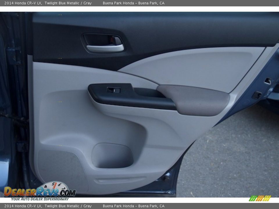 2014 Honda CR-V LX Twilight Blue Metallic / Gray Photo #24