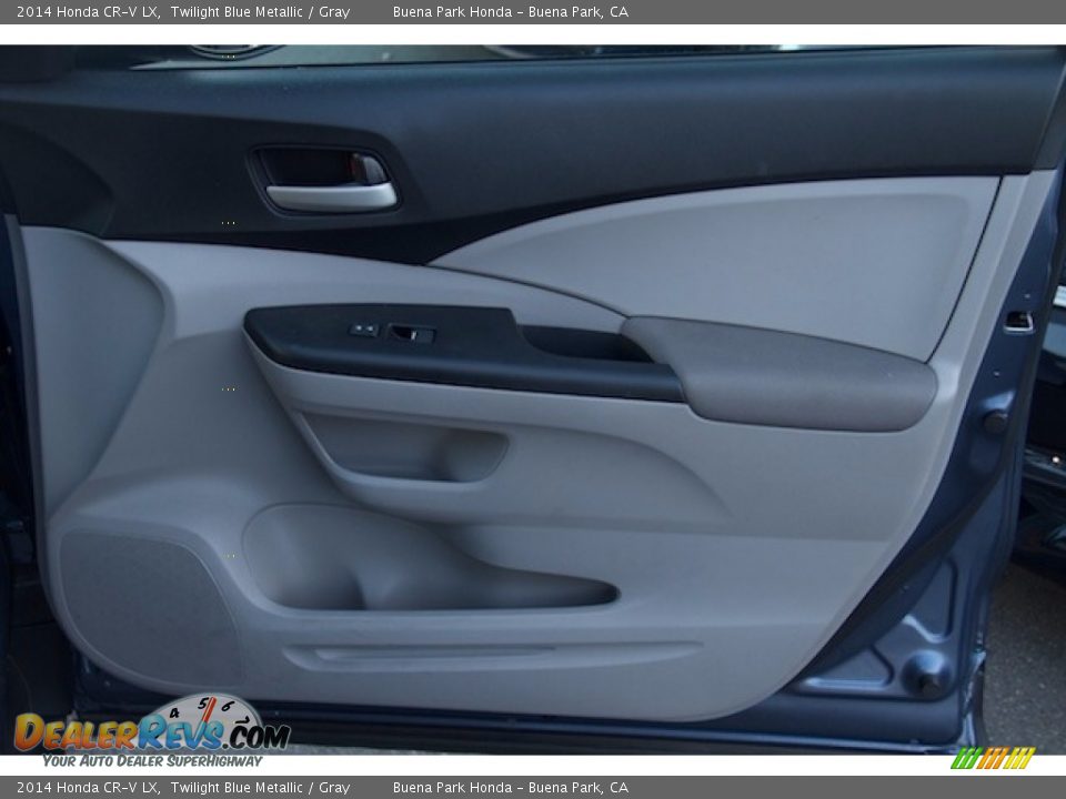 2014 Honda CR-V LX Twilight Blue Metallic / Gray Photo #25