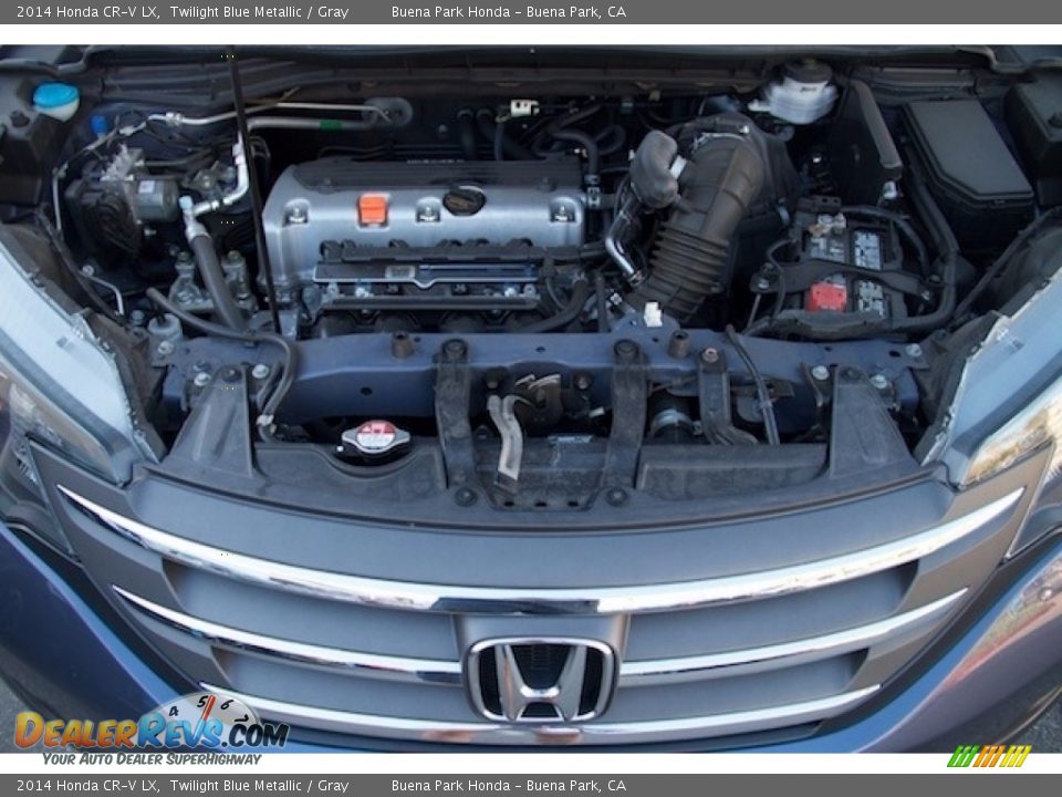 2014 Honda CR-V LX Twilight Blue Metallic / Gray Photo #26