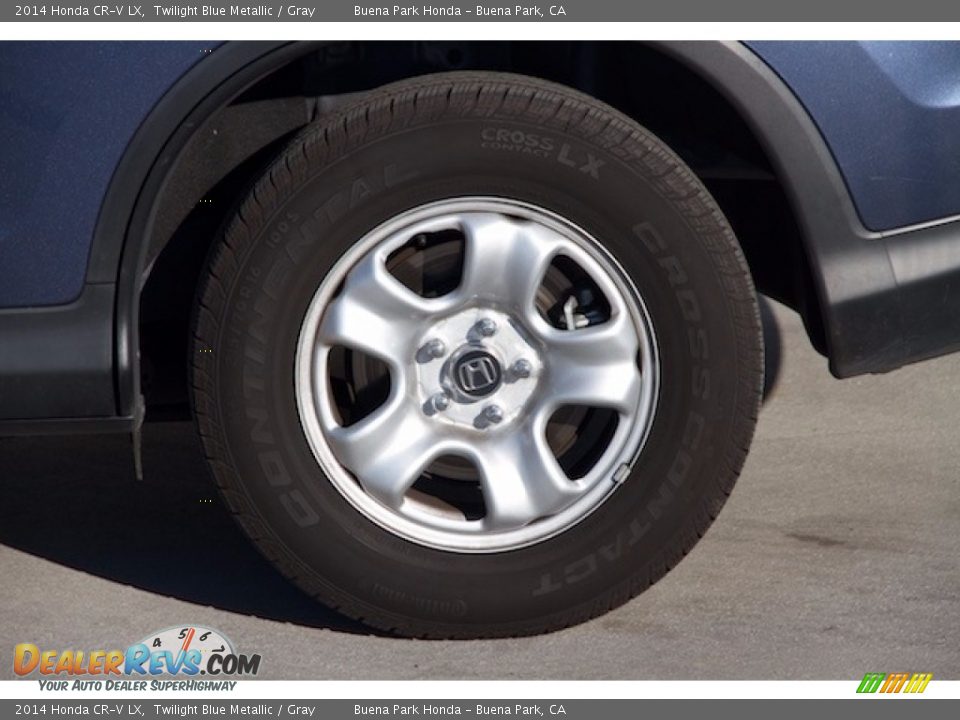2014 Honda CR-V LX Twilight Blue Metallic / Gray Photo #29