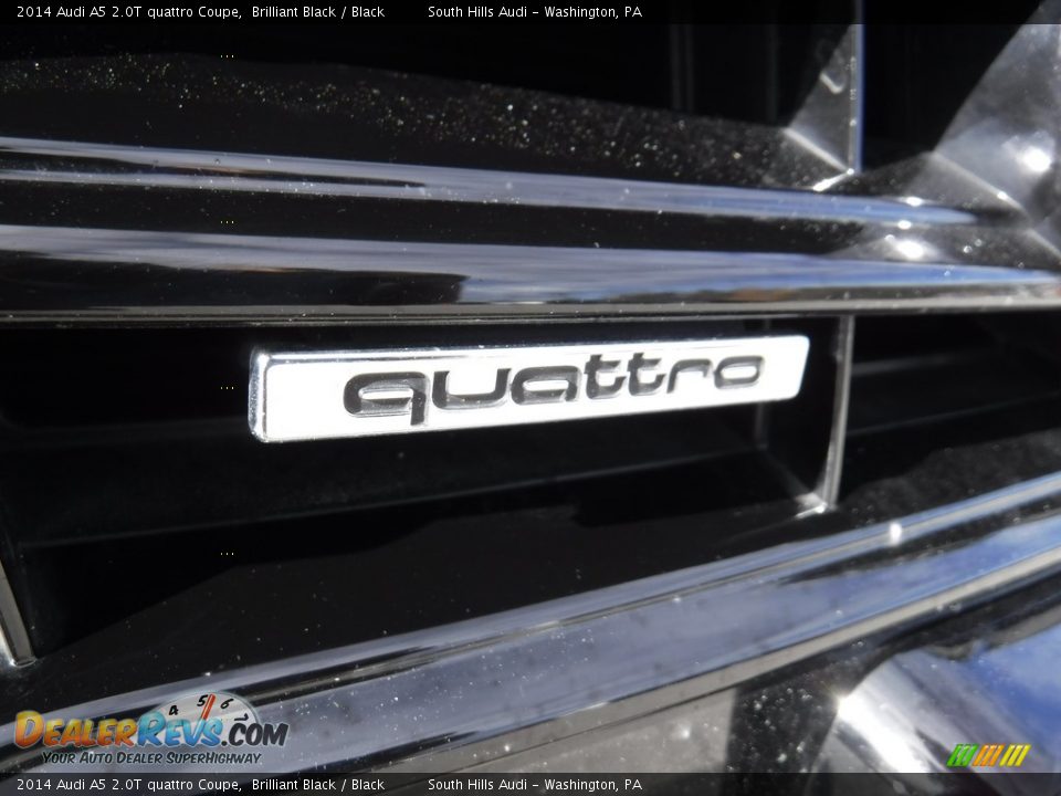2014 Audi A5 2.0T quattro Coupe Brilliant Black / Black Photo #6