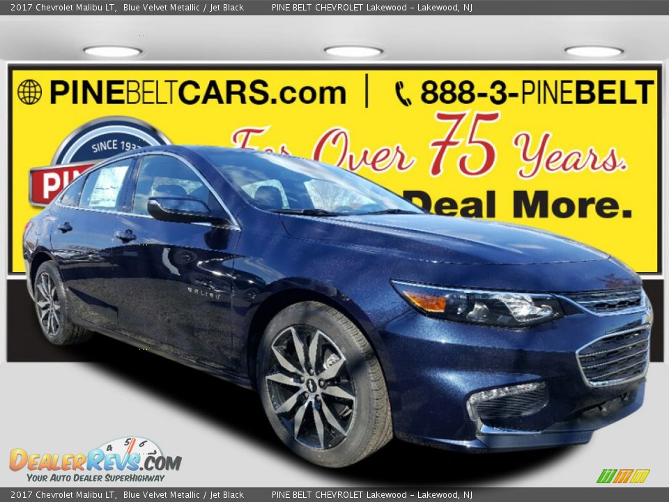 2017 Chevrolet Malibu LT Blue Velvet Metallic / Jet Black Photo #1