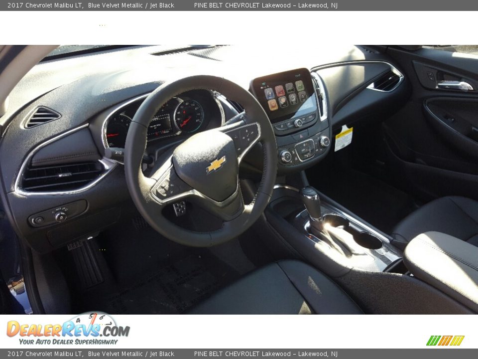 2017 Chevrolet Malibu LT Blue Velvet Metallic / Jet Black Photo #9