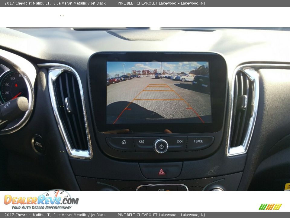 2017 Chevrolet Malibu LT Blue Velvet Metallic / Jet Black Photo #10