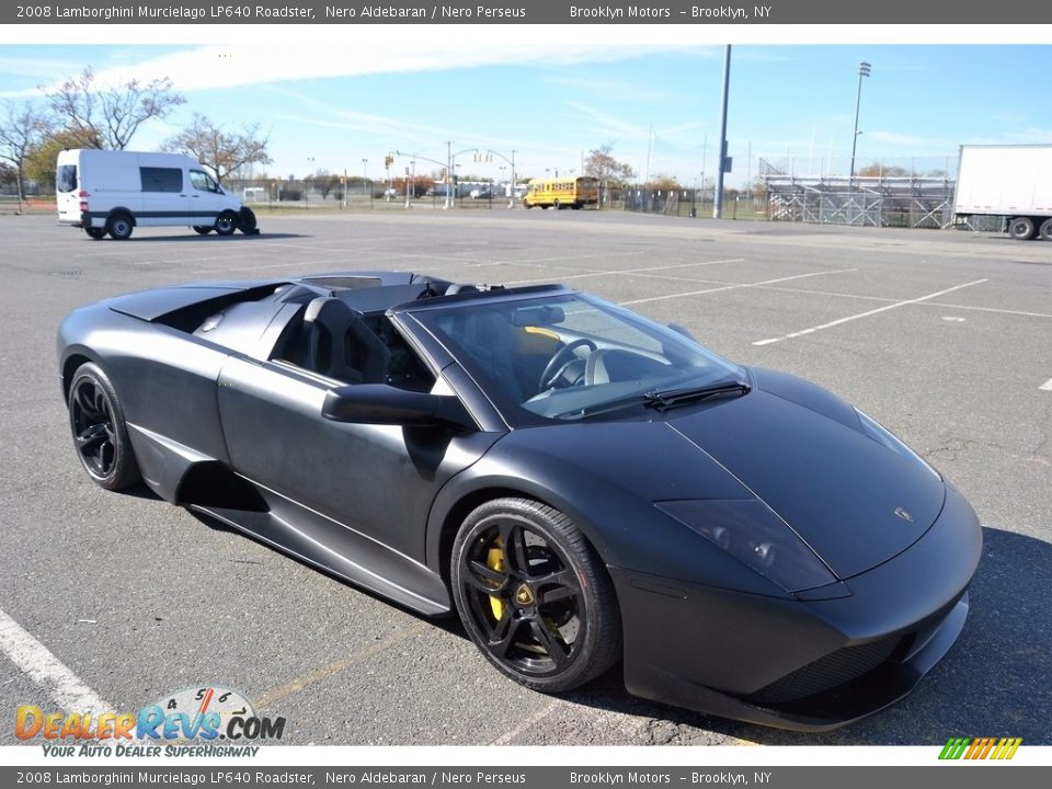 2008 Lamborghini Murcielago LP640 Roadster Nero Aldebaran / Nero Perseus Photo #3