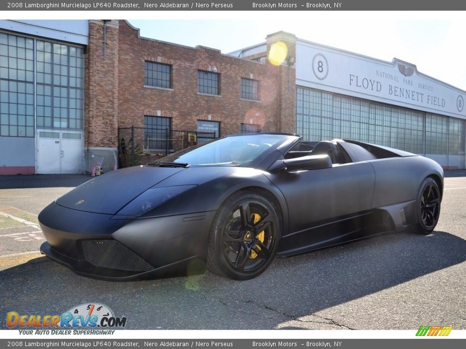 2008 Lamborghini Murcielago LP640 Roadster Nero Aldebaran / Nero Perseus Photo #5